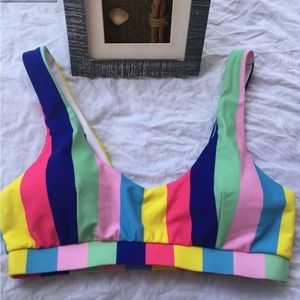 PINK LILY RAINBOW DREAMS BIKINI TOP
